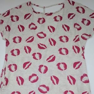 Cotton Lip Print Dress!